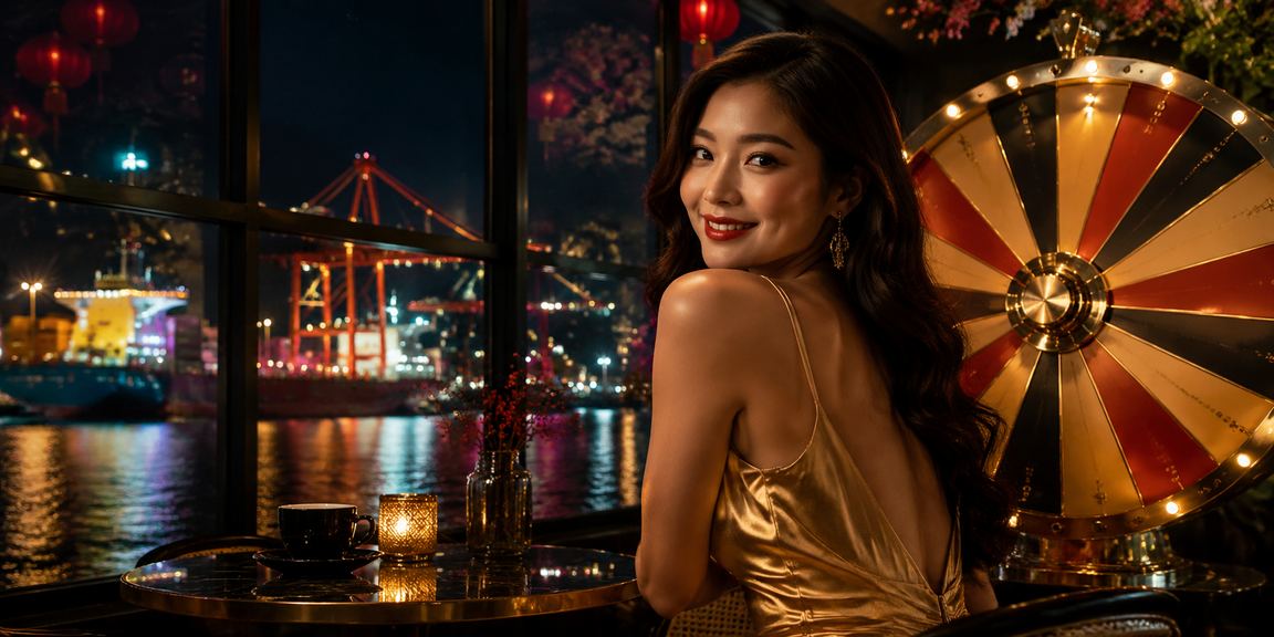 Người chơi may mắn tại quán cà phê Hải Phòng nhìn kết quả quay thưởng