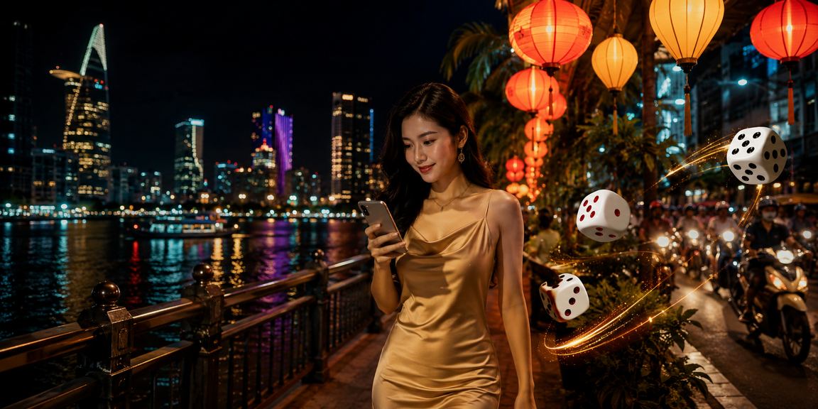 Trò chơi Xí ngầu tài xỉu tại chợ đêm Hồ Chí Minh